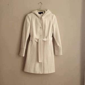 Winter white coat